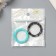 Carabiner Metal "Wheel" set 2 pcs 3.5x3.5 cm