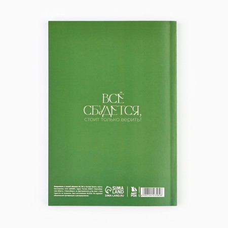 Diary in the soft cover A5, 80 liters "Dream in the new year!"-3