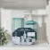 A set of bathroom accessories, 4 items (350 ml dispenser, soap dish, stand, glass), Mix color