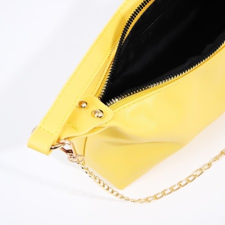 Baget bag with lightning, yellow color-6