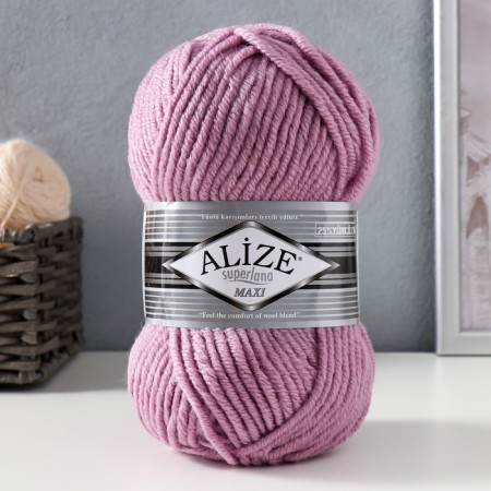 Yarn "Superlana Maxi" 75% acrylic, 25% wool 100m/100g (505)