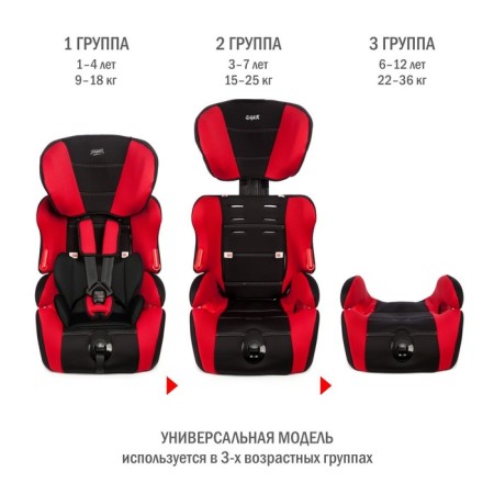 Car Seiger Siger "Cosmo", Lux, group 1/2/3, color red color-5