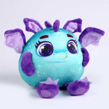 Soft toy "Dragon", purple-green-2