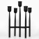 Summary Metal "Laconism", 5 candles, 14 x 14 x 19 cm