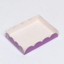 Box for cookies, lilac, 14 x 10.5 x 2.5 cm
