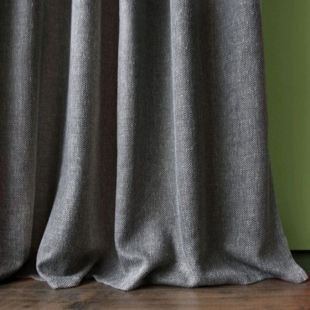 Set of curtains "Baddy", size 200 x 270 cm - 2 pcs, picking up - 2 pcs, black-2