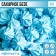 Meringue Blue Blue Konfinetta for decor of cupcakes, cake, cakes and drinks, 30 g.