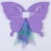 Carnival set "Butterfly", 5-7 years old, lilac: skirt, wings