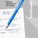 Gel pen Erichkrause G-ICE, blue ink, node 0.5 mm, letter line length 500 meters