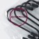 A set of hooks for railing, d = 2 cm, 7 cm, 4 pcs, black color