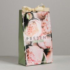 Gift package with tape, packaging, Present for You, 13 x 23 x 7 cm