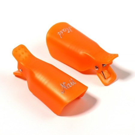 Clamps for removing gel polish, 10 pcs, color mix-7