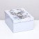 Folding box "New Year's deer", 31.2 x 25.6 x 16.1 cm