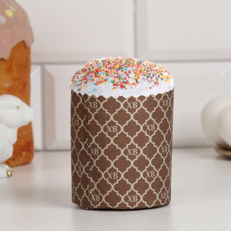 Paper forms for cupcake, muffins and kulich "HB New" 70x85 mm (packing 2400 pcs)