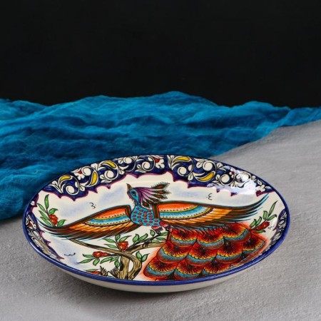 Largan Rishtan ceramics "Firebird" 28 cm, mix