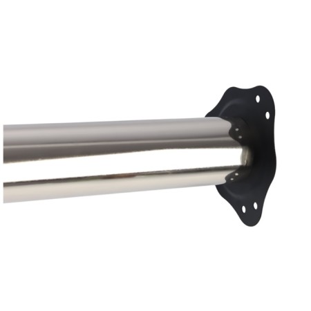 Furniture support, bar, tundra, 60x870 mm, color Satin nickel-4
