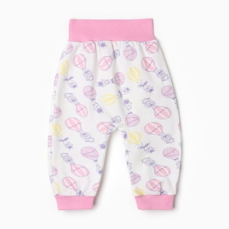 Pants children, pink color, height 62 cm-2
