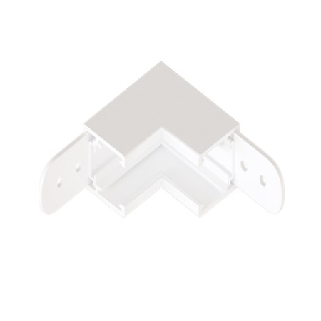 The corner connector internal for the ARTE LAMP Optima A740733, 2.7x5x5 cm, white