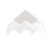 The corner connector internal for the ARTE LAMP Optima A740733, 2.7x5x5 cm, white