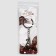 A keychain for keys is the letter “only for you. A ", 8 x 3 cm