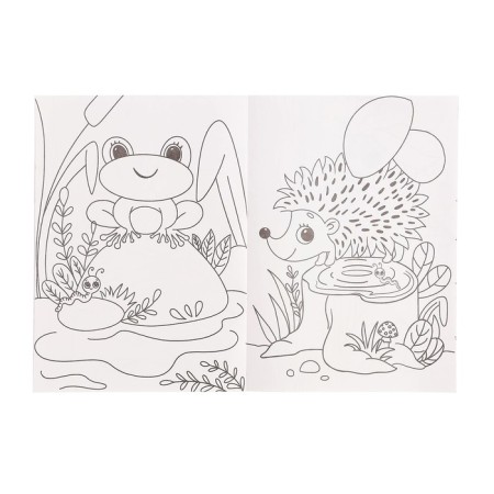 Coloring "Who lives in the forest?", A4-4