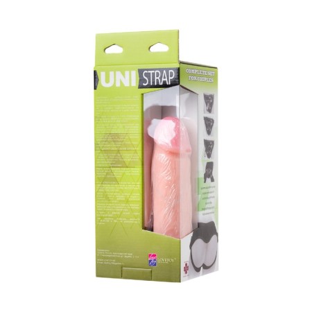 Страпон на креплении LoveToy UNI strap 7" Harness best of all-19