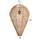 Ceiling lamp from the rattan "Chain", 1 × 120 W, E27, 40 × 40 × 60 cm