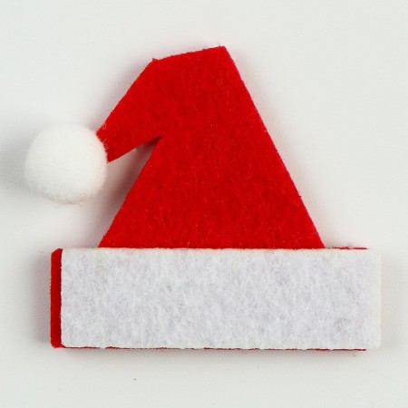 A set of felt parts for the “caps” decor set 5 pcs., Size 1 pc. - 4 × 3.8 cm, bilateral tape-1