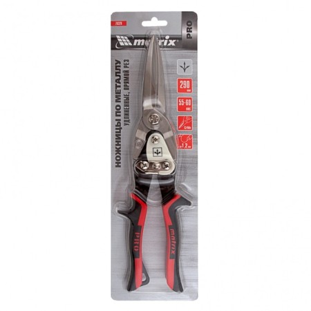 Matrix Pro 78328, CRMO metal scissors, elongated, direct cut, 2k, up to 1.2 mm, 290 mm-6