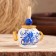 Toothpick stand "Teapot", 5 cm, white-blue