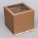 Confectionery packaging with a window, craft, 25 x 25 x 24 cm