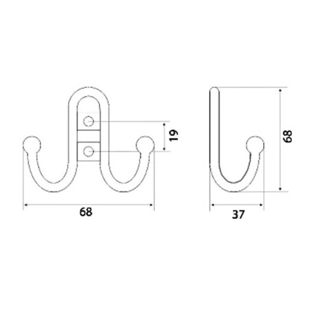 Hook Marlok 04.45.02 208-in, color chrome-1