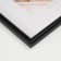 Photo frame Plastic Gallery 20x20 cm, 636477-22, black with silver (plastic screen)