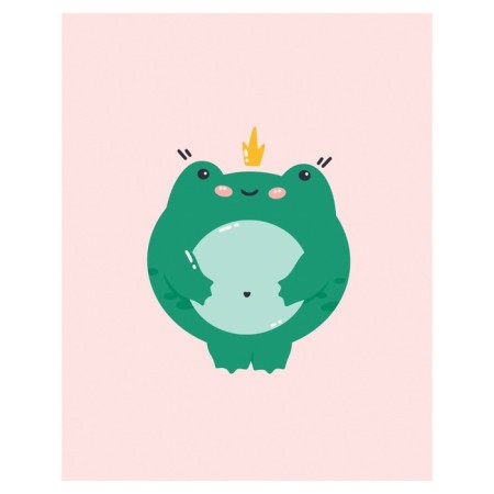Pillow Bellard “Satisfied Frog, Decorative, size 16x45 cm-1