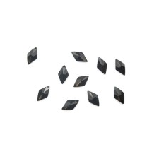TNL plastic design, black rhombus, 10 pcs