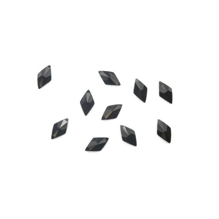 TNL plastic design, black rhombus, 10 pcs