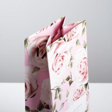 Gift package for a bottle, packaging, “only for you with love”, 35 x 13 x 10 cm-3