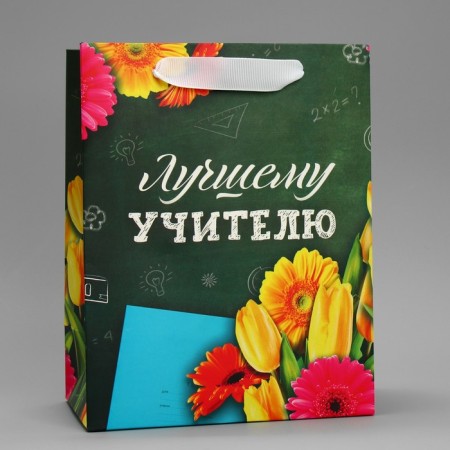 Gift Laminated Vertical, packaging, “Best Teacher”, MS 18 x 23 x 10 cm-1