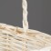 A set of wicker baskets, willow, 3 pcs., Oval, white, large
