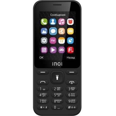 Cell phone Inoi 241 2.4 ", Microsd, 0.3MP, 2 SIM, black