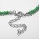 Piece "Dog" of balloons, green color, 36 cm