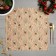 Set of Ethel Ethel "Sprout Branches" 46x46 cm - 4pcs, 100%HL, sarzha 190 g/m2