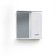 Cabinet-mirror "Pint 60" Right 15 cm x 65 cm x 70 cm