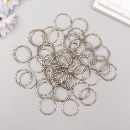Basis for the armor ring metal silver 2x2 cm-1
