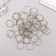 Basis for the armor ring metal silver 2x2 cm