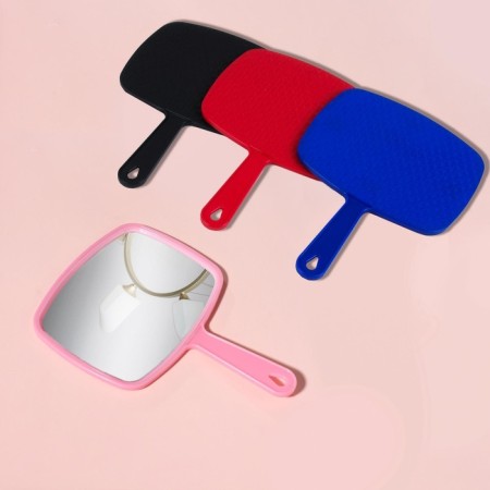 Mirror with a handle, a mirror surface 12 × 15 cm, color mix-2
