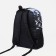 School backpack from textiles on lightning, 3 pockets, black color