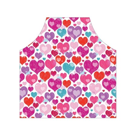 Apron kitchen with a photo print "Love Patterns", adjustable, size OS-2