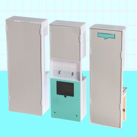 A set of furniture for dolls "Bathroom": a bathroom, decent, dressing room-21