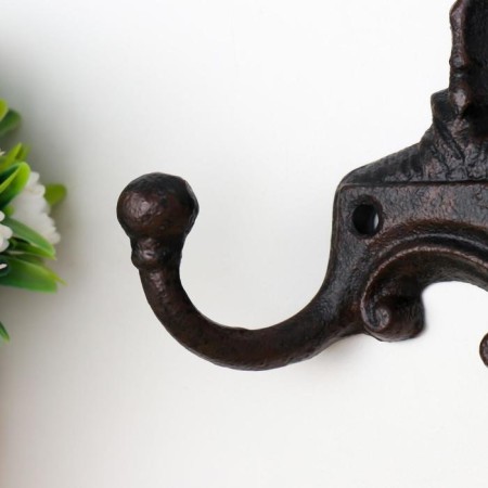 Decorative metal hooks "elk" 15x16x3.5 cm-1